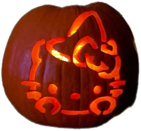 Hello Kitty Carved Pumpkin, Hello Kitty Pumpkin Carving, Kitty Pumpkin Carving, Witch Hello Kitty, Pumpkin Hello Kitty, Kids Pumpkin Carving, Billy The Puppet, Kitty Pumpkin, Hello Kitty Pumpkin