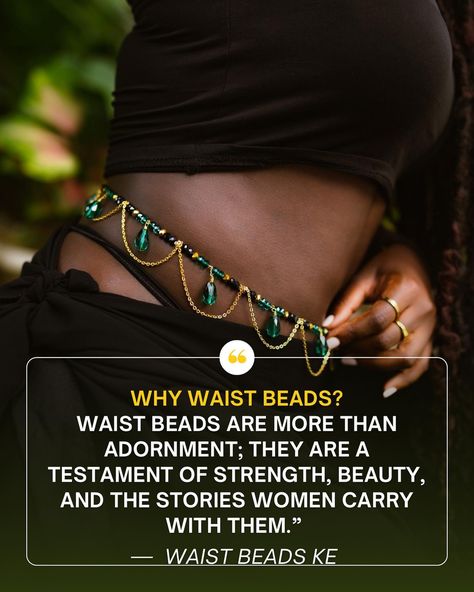 Waist beads have been in most if not all of African culture for many purposes; Waist Beads Kenya chose to honor this. #WaistBeads #AfricanWaistBeads #WaistBeadsKenya #BeadedAnklets #CrystalWaistBeadsKenya Jewel Making, Waist Beads African, Bead Accessories, Waist Jewelry, Black Femininity, Waist Beads, Fair Lady, Beaded Anklets, Waist Chain