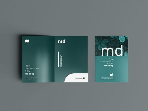 Free presentation folder mockup - Mockups Design | Free Premium Mockups Presentation Folder Design Creative, Folder Design Layout, Company Folder Design, Business Folder Design, Corporate Folder Design, Folder Design Inspiration, Folder Inspiration, Folders Design, Branded Folders