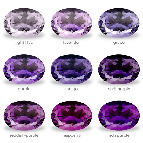 Gemstones Chart, Amethyst Properties, Purple Gems, Purple Diamond, Amethyst Color, Gems Crystals, Amethyst Jewelry, Expensive Jewelry, Pink Amethyst