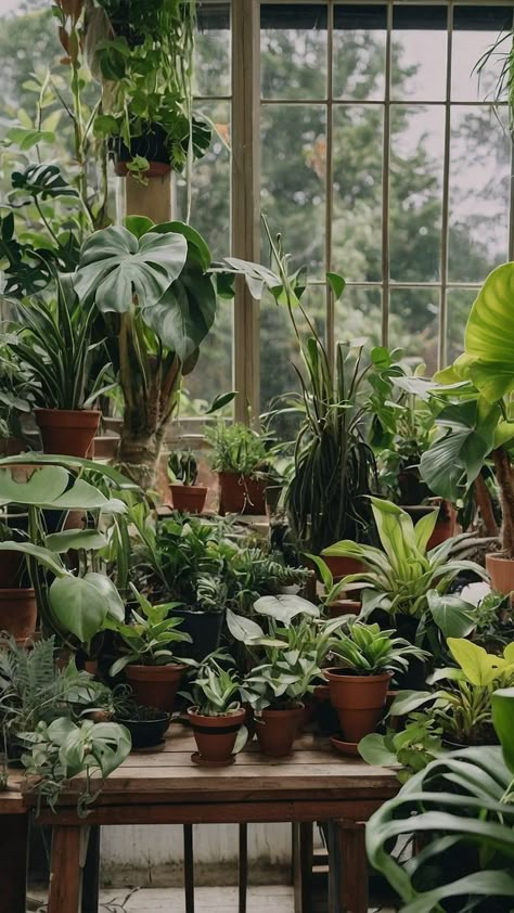 Indoor Jungle Aesthetic, Plant Care Aesthetic, Plants Indoor Aesthetic, Green Earthy Aesthetic, Plant Store Aesthetic, House Plant Display Ideas, Plant Lover Aesthetic, Houseplant Tattoo, Indoor Plant Aesthetic