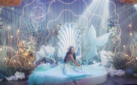 18th Debut Theme, Debut Theme Ideas, Debut Themes, Debut Theme, Deco Ballon, Debut Ideas, Underwater Theme, Mermaid Room, Siren Mermaid