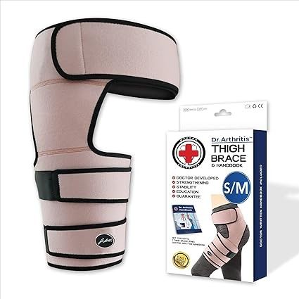 Doctor Developed Strengthening & Stabilizing Hip Brace for Men & Women - Hip Brace for Sciatica Pain Relief - Compression Wrap for Hip Pain - Hip Support Brace - With Medical Handbook (S/M, Pink) Hip Brace, Medical Sign, Bursitis Hip, Cardiovascular Fitness, Aerobic Exercises, Piriformis Syndrome, Sciatica Pain Relief, Sciatic Nerve Pain, Sciatica Pain