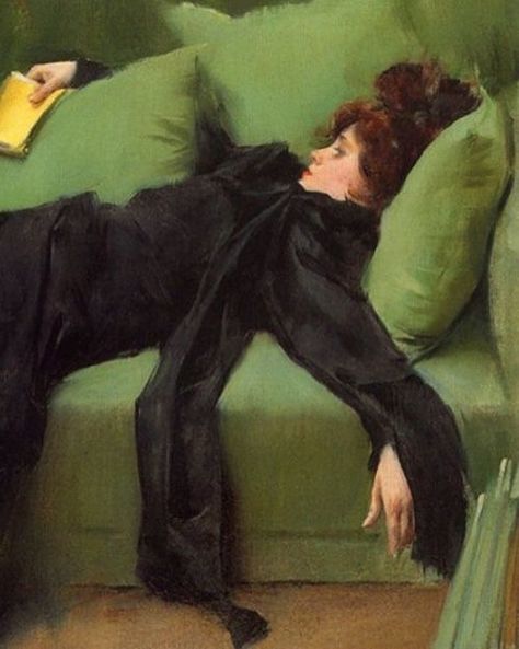 Decadence, Ramon Casas i Carbó, 1899 Art Mini Toile, Painting Of A Woman, Spanish Artists, Art Et Illustration, Art And Illustration, Mini Canvas Art, Tempera, Art Movement, Art Original