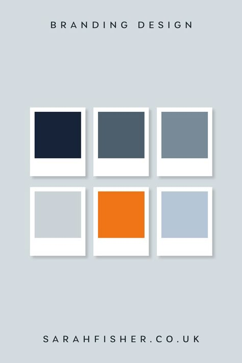 Company Colour Palette, Colour Palette Industrial, Color Palette For Construction Company, Blue Silver Palette, Corporate Color Scheme, Construction Colour Palette, Construction Company Color Palette, Blue Orange Colour Palette, Modern Blue Color Palette