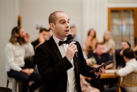 What&#39;s The Role Of A Wedding Mc?we&#39;ve Included All The Common Questions About A Wedding Mc Below. You May Be Thinking To Ask A Friend To Be A Wedding Agenda, Wedding Mc, Funny Speeches, Wedding Day Schedule, Wedding Brand, Galaxy Art, Common Questions, Wedding Styling, Cakes Wedding