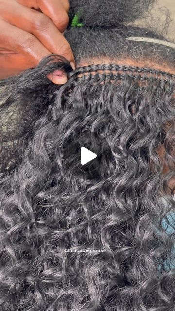 Half Crochet Styles, Curly Braid Styles For Black Women, Human Hair Styling, Crochet Braids Black Women, Up Style Hairstyles, Wet And Wavy Braids Hairstyles, Short Human Hair Braids, Fish Bone Braids For Black Women, Crochet Hairstyles With Human Hair