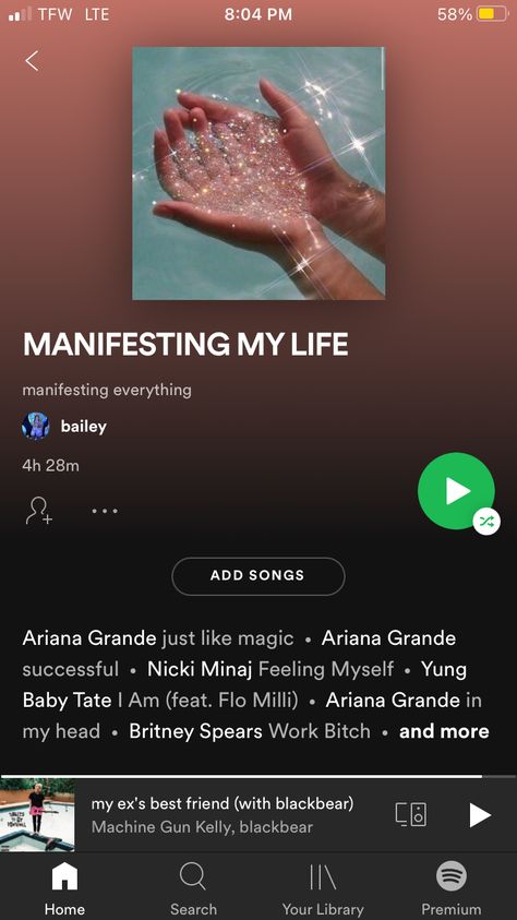 hi guys! this is a playlist for manifesting the good in life,success and overall happiness if you enjoyed it dont forget to pin and go like the playlist on spotify <3 Feeling Myself Playlist, The Ultimate Happy Playlist, Ultimate Happy Playlist, Manifestation Music Playlist, Songs To Manifest, Songs For Manifesting, Play Playlist, Ex Best Friend, Cosmetic Packaging Design