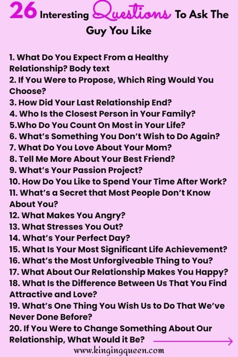 questions to ask a guy you like What To Ask When Getting To Know Someone, Questions To Ask Before Getting Into A Relationship, Talking Stage Relationship Questions, Questions To Ask Yourself Before Dating, Things To Ask To Get To Know A Guy, Questions To Ask Potential Boyfriend, Things To Ask When Getting To Know A Guy, Questions To Ask Him To Get To Know Him, Questions To Know Someone Better