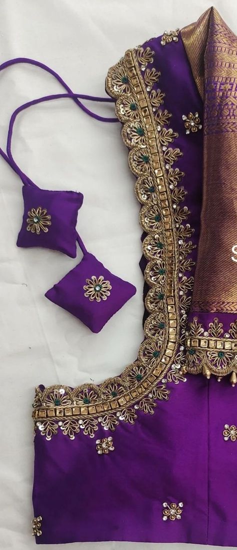 Zardosi Aari Work, Mirror Blouse Design, Blouse Designs Aari Work, Pink Blouse Designs, Blouse Maggam Work, Blue Blouse Designs, Mirror Work Blouse Design, Latest Bridal Blouse Designs, Maggam Work Blouse