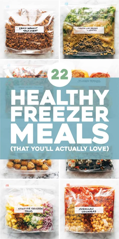 Resep Makanan Beku, Freeze Meals, Heart Healthy Meals, Freezer Prep, Postpartum Meals, Freezable Meals, Freezer Friendly Meals, Freezer Meal Planning, Make Ahead Freezer Meals