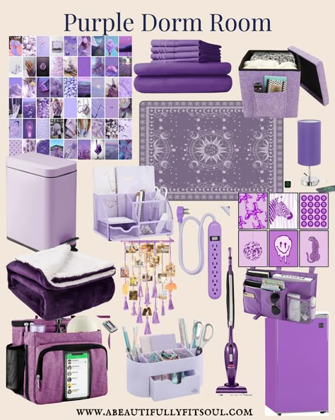 Shop recommended products from A Beautifully Fit Soul on www.amazon.com. Learn more about A Beautifully Fit Soul's favorite products. Aesthetic Room Decor Ideas Purple, Purple Theme Room Decor, Light Purple Room Decor Ideas Bedrooms, Purple Room Aesthetic Decor, Pastel Purple Room Ideas Bedrooms, Purple And White Dorm Room Ideas, Purple Room Ideas Aesthetic, Purple Things For Room, Simple Purple Room Ideas