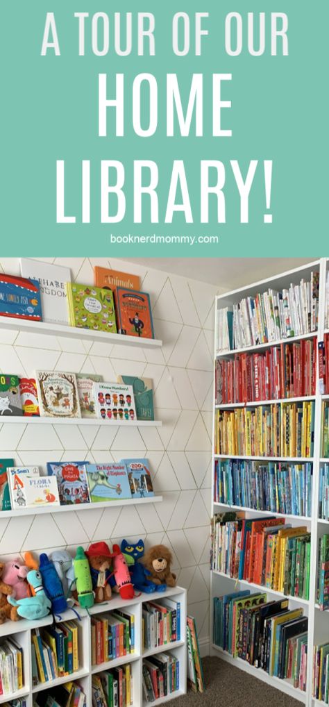 Library Playroom Combo, Nursery Library Ideas, Library Themed Bedroom, Family Library Room, Children’s Library, Kids Library Design, Kids Library Room Ideas, Kids Home Library, Reading Nook Kids Bedroom