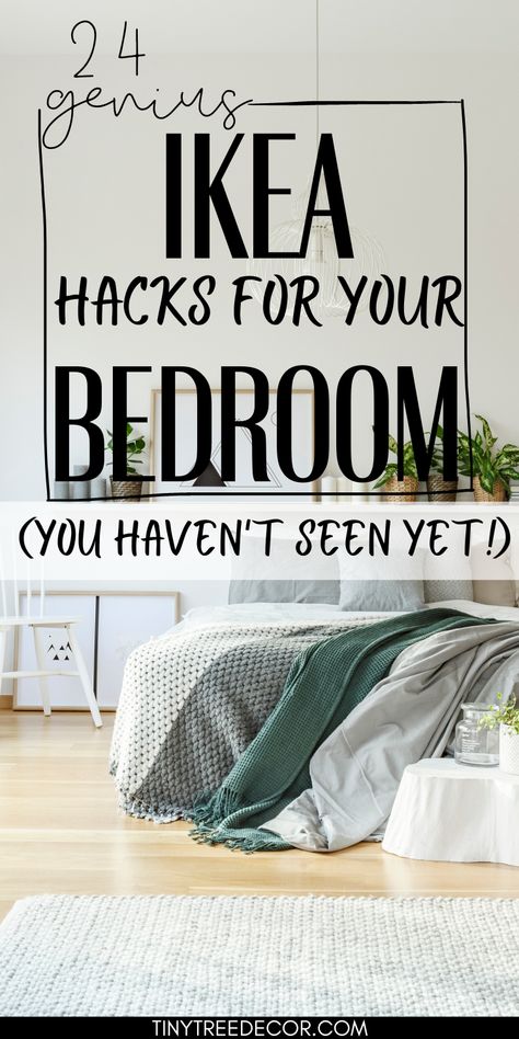 ikea hacks small spaces diy storage Ikea Space Saving Ideas Small Bedrooms, Cosy Ikea Bedroom, Nordli Ikea Headboard Hack, Ivar In Bedroom, Ikea Hack Nightstand Small Spaces, Ikea Simple Bedroom, Ikea Room Ideas Bedroom Cozy, Small Room Nightstand Ideas, Ikea Headboard Ideas