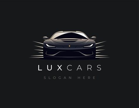 Logo Car Design, Car Dealership Logo, Car Logo Design Ideas, Car Dealership Design, Car Clubs Logo, Car Detailing Logo, Automobile Logo, Metal Logo Design, Hub Logo