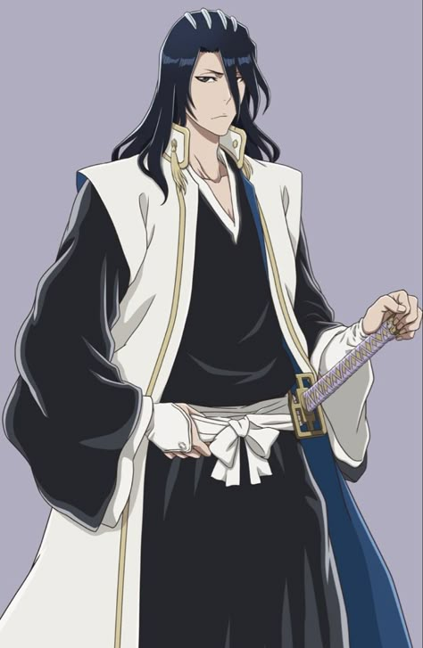 Byakuya Bleach, Bleach Captains, Kuchiki Byakuya, Rukia Bleach, Byakuya Kuchiki, Bleach Anime Ichigo, Korean Accessories, Anime Demon Boy, Bleach Anime Art