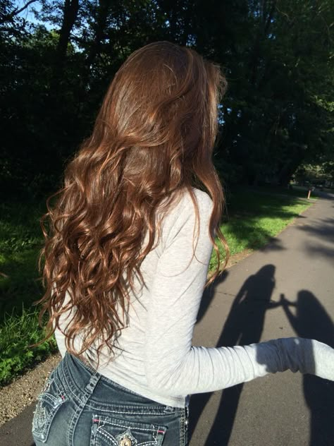 Long Brunette Hair Curly, Hair Care Aesthetic Photography, Brown Curly Hair Colors, Curly Hair Instagram Pictures, Curly Brown Hair Girl, Wavy Brunette Hair, Hair Inspo Color, Grunge Hair, Hair Curly