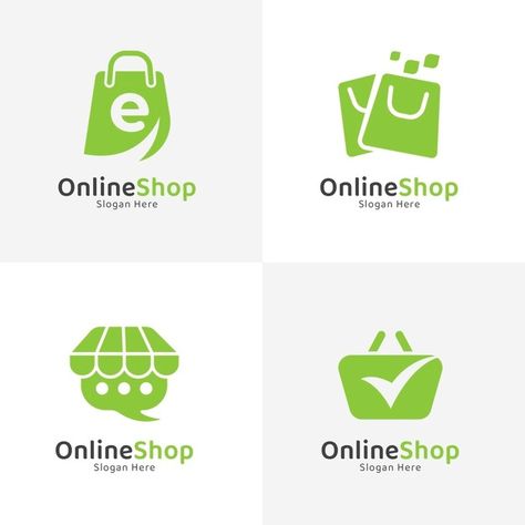 Online Shop Logo Design Ideas, Online Shop Logo, Shopping Cart Logo, Supermarket Logo, Cart Logo, Shopping Online Logo, Design Online Shop, Sale Logo, Mall Design