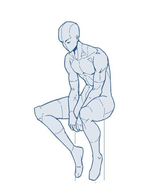 Art Reference Poses Drawing Male, Male On Knees Reference, Man Sitting Pose Reference Drawing, Fullbody References Poses Drawing, Spidersona Base Male, Man Squatting Reference, Male Pose Reference Drawing Dynamic, Back Pose Reference Drawing, Curious Pose Reference