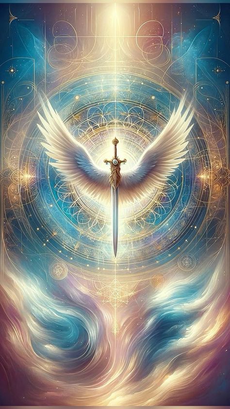 Myru Angel Artwork, Heaven Art, Angel Images, Beautiful Angels Pictures, Angel Warrior, Michael Art, San Michele, Beautiful Art Pictures, Archangel Michael