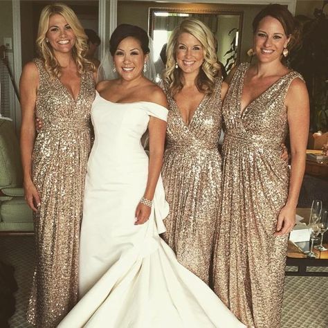 Glitter Bridesmaid Dresses, Bridal Dresses Mermaid, Sparkly Bridesmaids, Sparkly Bridesmaid Dress, Rose Gold Bridesmaid Dress, Gold Bridesmaid Dresses, Sequin Bridesmaid Dresses, Contemporary Dresses, Bridesmaid Dress Styles