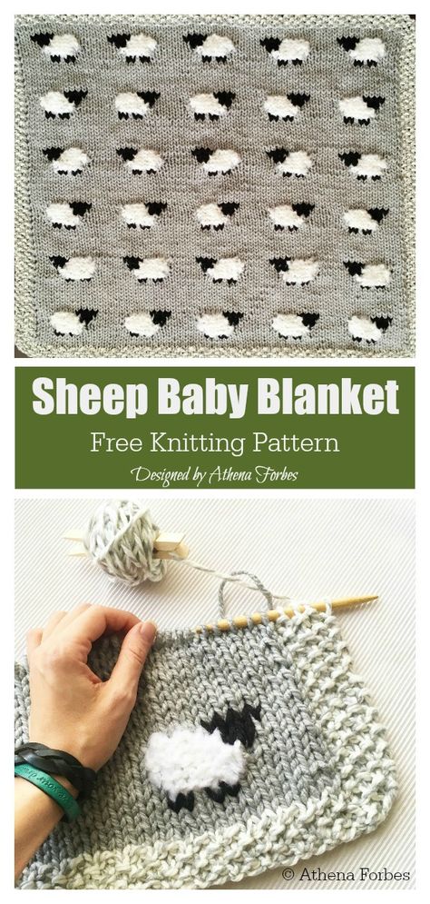 Sheep Baby Blanket, Purl Bee, Easy Knitting Projects, Blanket Crochet Pattern, Unique Blankets, Knitted Baby Blankets, Baby Blanket Pattern, Blanket Knitting Patterns, The Sheep