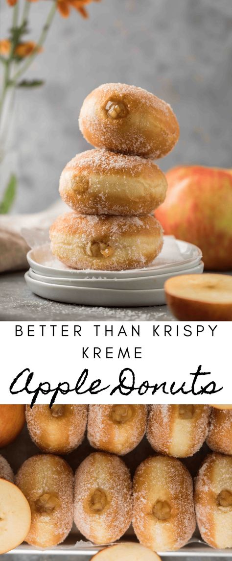 Donut Recipe Easy, Make Donuts At Home, Donuts At Home, Fall Donuts, Brioche Donuts, Lifestyle Of A Foodie, Brioche Dough, Donut Filling, Easy Donuts