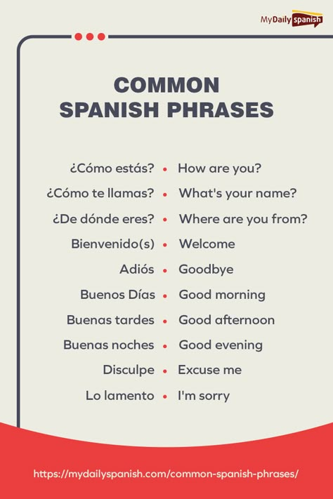 Here are some of the most useful and common Spanish phrases that you could start using today! Check out the article + get a free PDF! #SpanishVocabulary Spain Language Learn Spanish, Spain Vocabulary, Spanish Study Notes, Common Spanish Phrases, Beginner Spanish Lessons, Useful Spanish Phrases, Spanish Words For Beginners, Spanish Sentences, Basic Spanish