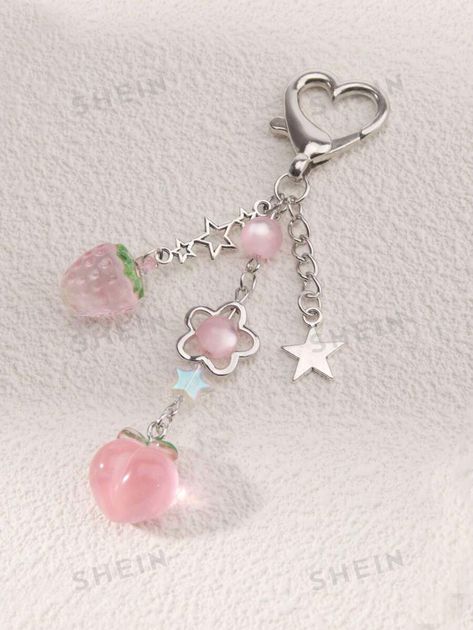 ROMWE Kawaii Cute Fruit & Star Shaped Keychain, Perfect For Holiday Gift | SHEIN EUQS Gift Bag Decoration, School Supplies Teacher, Souvenir Birthday, Teacher Gift Back To School, Teacher Accessories, Back To School Gifts For Teachers, Decorated Gift Bags, Birthday Souvenir, Birthday Gift Bags