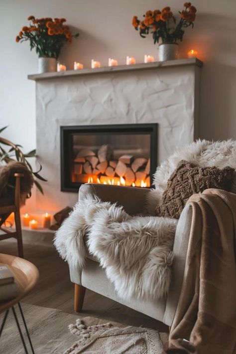 Cozy Up: Electric Fireplace Installation Ideas Faux Fireplace Apartment, Electric Fireplace In Bedroom, Apartment Fireplace, Electric Fireplace Ideas, Empty Fireplace Ideas, Small Electric Fireplace, Electric Fireplace Decor, Fireplace Apartment, Fireplace Installation