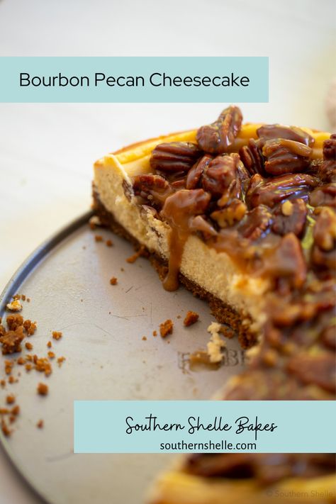 Bourbon Pecan Cheesecake Recipes, Bourbon Caramel Cheesecake, Maple Bacon Bourbon Cheesecake, Bourbon Pecan Pumpkin Pie, Kentucky Derby Cheesecake, Bourbon Pecan Pie Cheesecake, Bourbon Cream Cheesecake, Bourbon Cream Dessert Recipes, Maple Bourbon Cheesecake