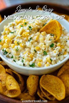 Mexican Corn Dip, Street Corn Dip, Mexican Street Corn Dip, Mexican Party Food, Taco Bar Party, Dip Party, Mexican Dip, Appetizers Easy Dips, Appetizer Easy