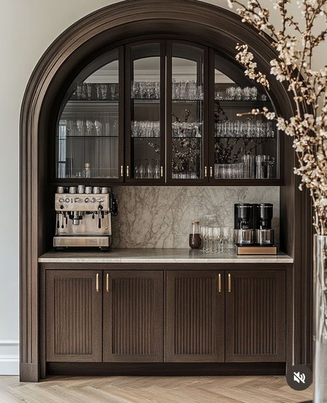 Built In Bar, Coffee Bar Home, Home Bar Designs, Mini Bars, Dream House Interior, The Saint, House Inspo, Dream Home Design, Bar Design