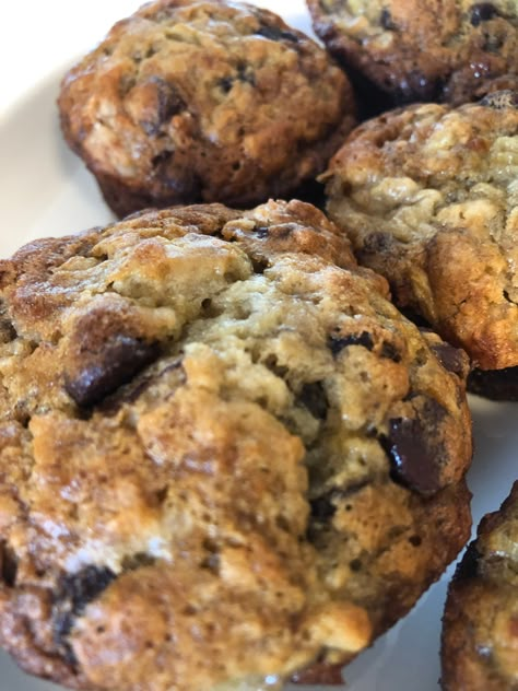 Big Banana Chocolate Chip Muffins, Chocolate Banana Nut Muffins, Banana Choco Chip Muffins, Bakery Banana Chocolate Chip Muffins, Best Chocolate Chip Banana Muffins, Banana Choc Muffins, Jumbo Banana Chocolate Chip Muffins, Bakery Style Banana Choc Chip Muffins, Oatmeal Choc Chip Muffins