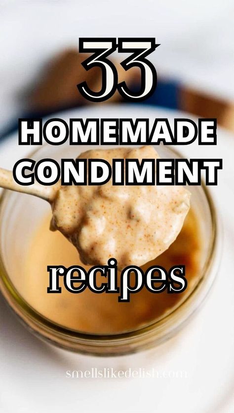 Take your taste buds on an adventure with 33 homemade condiment recipes! This pin goes beyond the ordinary, offering a variety of condiments to add depth and excitement to any dish. Impress your guests with unique flavor combinations and discover a whole new level of culinary creativity. Salsa For Tacos, Yakiniku Sauce, Picnic Food Recipes, Sauce For Eggs, Crunchy Coleslaw, Bbq Chicken Dip, Blue Cheese Dressing Recipe, Big Mac Sauce Recipe, Mac Sauce Recipe