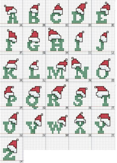 Pixel Art Noel, Best Ugly Christmas Sweaters, Christmas Cross Stitch Patterns Free, Cross Stitch Alphabet Patterns, Christmas Patchwork, Cross Stitch Alphabets, Cross Stitch Fonts, Easy Pixel Art, Holiday Cross Stitch