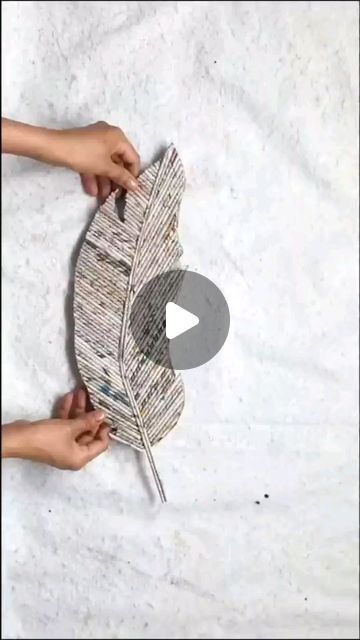 hobbyideas on Instagram: "Newspaper craft diy#diy#craftideas#homedecor" Home Decor With Newspaper, Magazine Crafts Diy, Newspaper Crafts Diy Creative, Crafts With Newspaper, Diy Newspaper Crafts, News Paper Crafts, Newspaper Art Diy, Newspaper Decor, Feather Art Projects