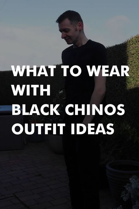 Mens Black Chinos Outfits, Black Chino Pants Men Outfits, Black Chino Outfit Men, Black Chinos Men Outfits Casual, Men’s Chinos Outfits, Black Chinos Men Outfits, Carhartt Outfit Men, Men Formal Outfit, Black Chinos Men