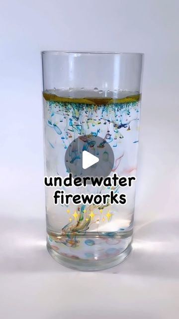 Science for Kids on Instagram: "Underwater fireworks 🎆🎇 Visually stunning way to explore the wonders of science with kids.  #stem #scienceforkids #kidsactivities #actividades #colors" Water Fireworks Experiment, Firework Science Experiment For Kids, Science Stem Activities For Kids, Toddler Experiments At Home, Cool Experiments For Kids, Magic Activities For Kids, Sensory Science Activities, Quick Activities For Kids, Space Experiments For Kids