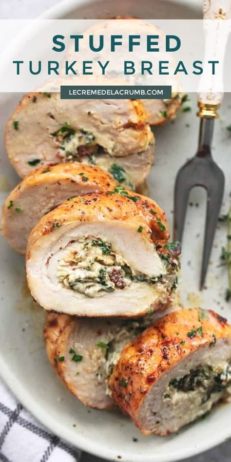 Stuffed Turkey Cutlets, Stuffed And Rolled Turkey Breast, Stuffed Turkey Roulade, Stuffed Turkey Breast Roll, Stuffed Turkey Cutlet Recipes, Rolled Stuffed Turkey Breast, Rolled Turkey Breast With Stuffing, Stuffed Turkey Roll Ups, Turkey Breast With Stuffing