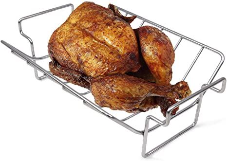 Mydracas BBQ Rib Rack for Smoking and Grilling Roast Rack 100% Stainless Steel Roast and Dual-Purpose Turkey Rack for Large Big Green Egg and Kamado Joe Etc. Green Egg Accessories, Big Green Egg Accessories, Liquid Measurements, Turkey Roasting, Sleeve Tattoos For Black Women, Turkey In Roaster, Big Green Egg Grill, Green Egg Grill, Kitchen Cheat Sheets