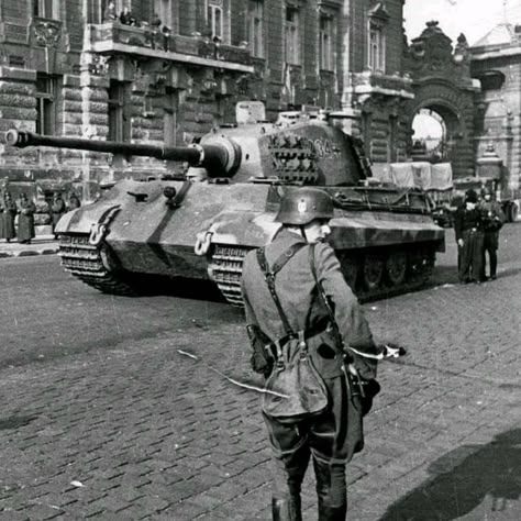 King Tiger Tank, King Tiger, Germany Ww2, Tiger Ii, Wwii Photos, German Soldiers Ww2, Tiger Tank, Head And Shoulders, Ww2 Tanks