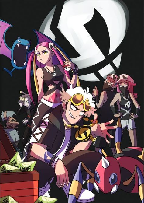 Team Skull-Pokemon Team Skull Pokemon, Pokemon Team Skull, Plumeria Pokemon, Guzma Pokemon, Draw Photo, Pokemon Guzma, Pokemon Sun And Moon, Team Skull, Pokemon Moon