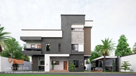 A 5 BEDROOM HOME, DESIGNED TO EXUDE PREMIUM LUXURY. Featuring; - Spacious Bedrooms and Living areas. - Home Office - Home Studio - Gym - Roof top Lounge - Swimming pool #BamConsults #BamDesigns #BamExteriors #LuxuriousLiving #5bedroom #PortHarcourtDesigns 5 Bedroom Home, Roof Top, Home Studio, Swimming Pool, Roof, Home Office, Swimming, Lounge, Gym