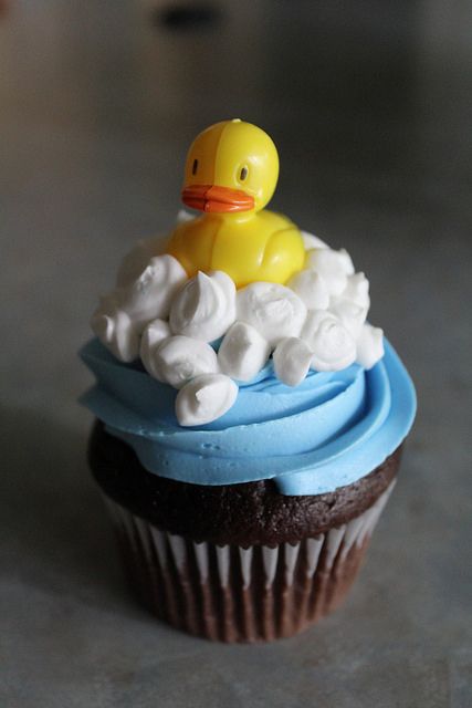 Rubber Ducky Cupcake | Rubber Ducky Cupcakes | Grace-ful Cakes | Flickr Ducky Cupcakes, Duck Cupcakes, Rubber Ducky Party, Shower Punch, Rubber Ducky Birthday, Cute Drinks, Shower Photos, Baby Shower Punch, Ducky Baby Showers