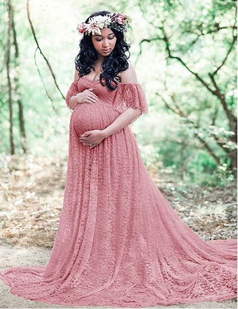 Lace Maternity Dress, maternity dress from amazon, spring maternity dress, maternity photoshoot Vestidos Para Baby Shower, Elegant Maternity Dresses, Dress For Pregnant Women, Maternity Photography Props, Dirndl Outfit, Lace Maternity Dress, Pregnancy Dress, Dresses For Pregnant Women, Dress Photography