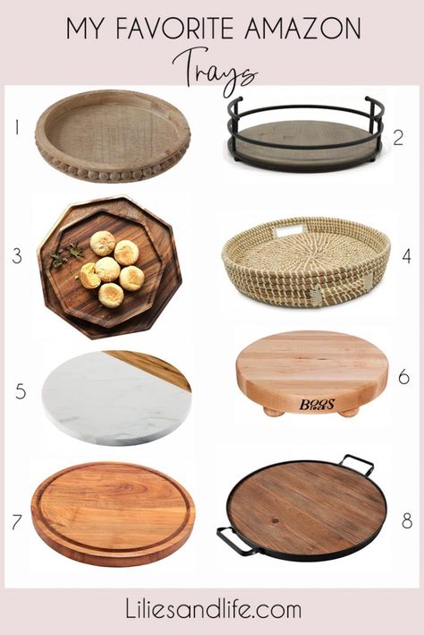 Kitchen Tray Ideas Countertops, Kitchen Counter Centerpiece, Kitchen Decor Tray, Kitchen Counter Tray Ideas, Kitchen Decorative Tray, L Shaped Kitchen Counter Decor, Ideas For Kitchen Countertops Decor, Decorative Trays For Kitchen, Modern Kitchen Countertop Decor