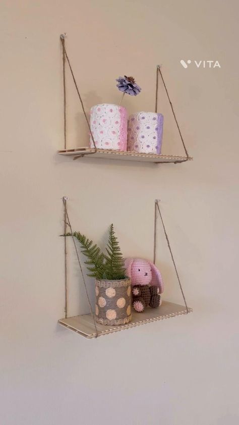 Diy Room Decor Videos, Easy Room Decor, Hiasan Bilik Tidur, Diy Room Decor For Teens, Easy Diy Room Decor, Cute Diy Room Decor, Seni Dan Kraf, Easy Paper Crafts Diy, Craft Room Decor