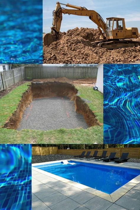 Diy Inground Pool How To Build, Budget Friendly Pool Ideas, Diy Swimming Pool Homemade, Cheap Inground Pool Ideas, Diy Inground Pool Do It Yourself, Inground Pools On A Budget, Diy Pool Ideas Homemade, Inexpensive Pool Ideas, Home Made Pools