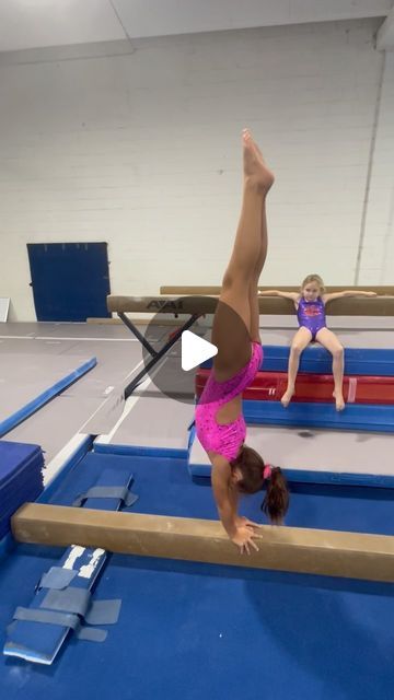 Balance Beam Drills, Beam Drills For Beginners, Xcel Bronze Gymnastics Drills, Front Handspring Vault Drills, Level 3 Gymnastics Drills, Beam Drills Gymnastics, Gymnastics Drills For Beginners, Gymnastics Skills Videos, Cool Gymnastics Tricks